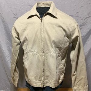AMERICAN EAGLE OUTFITTERS Tan Khaki Canvas Jacket